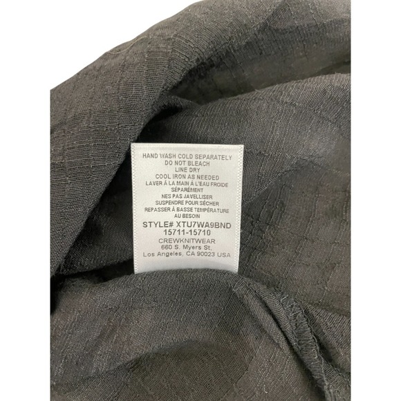 Bobeau Women's Plus Size 1X Black Boho Crochet Tunic Blouse New - Picture 4 of 12